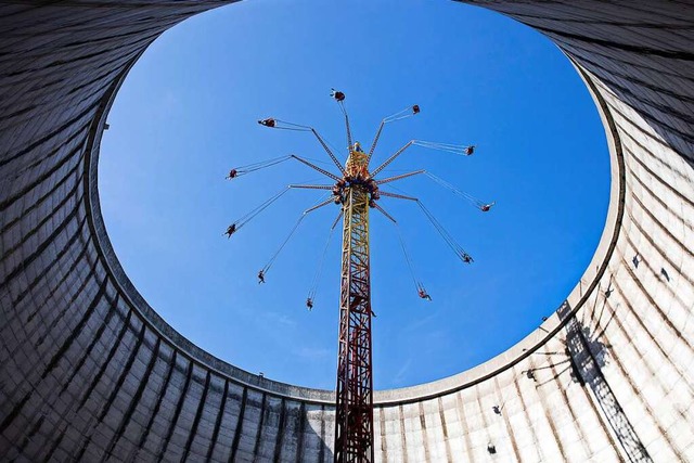 Eigentlich sollte es ein Atomkraftwerk...urants, Hotels und ein Businesscenter.  | Foto: Wolfgang Nebel