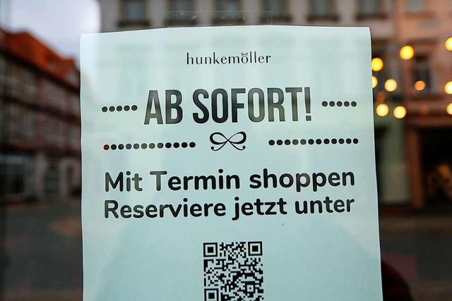 Der Einzelhandel kann fr sogenannte T... im Kreis Emmendingen geffnet werden.  | Foto: Matthias Bein (dpa)