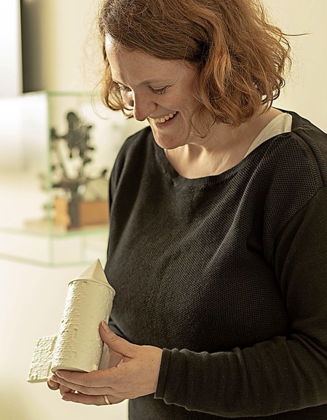 Museumspdagogin Silke Hllmller bei einer Fhrung  | Foto: Ronald Buck / Stadt Lahr