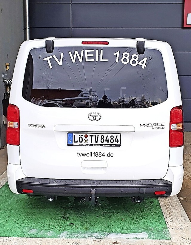 <BZ-FotoAnlauf>TV WEIL:</BZ-FotoAnlauf> der neue Kleinbus  | Foto: Ulrich Obrist