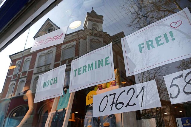 An der Terminvereinbarung soll der Einkauf nicht scheitern.  | Foto: Peter Gerigk