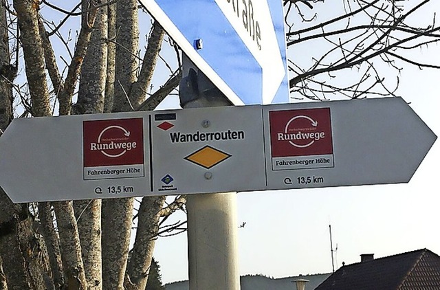 Der Schwarzwaldverein hat den Fahrenberger Hhenrundweg neu ausgeschildert.   | Foto: Schwarzwaldverein