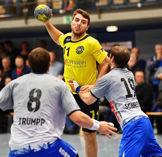 Will weiterhin für die SG Tore werfen: Rückraumspieler Fabrizio Spinner | Foto: Achim Keller Will weiterhin für die SG Tore werfen: Rückraumspieler Fabrizio Spinner | Foto: Achim Keller