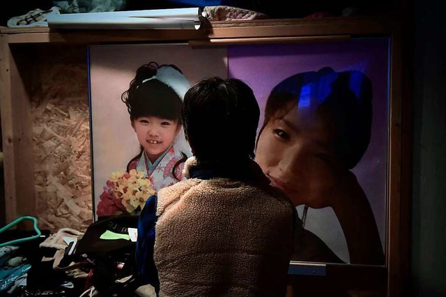 Das Foto seiner Tochter Yuna hat der Vater in  seinem Haus aufgehngt.  | Foto: Yuki Iwanami