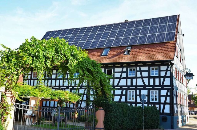 In Vrstetten: Tradition trifft auf Moderne, Fachwerk auf Solarmodule.  | Foto: Kathrin Blum