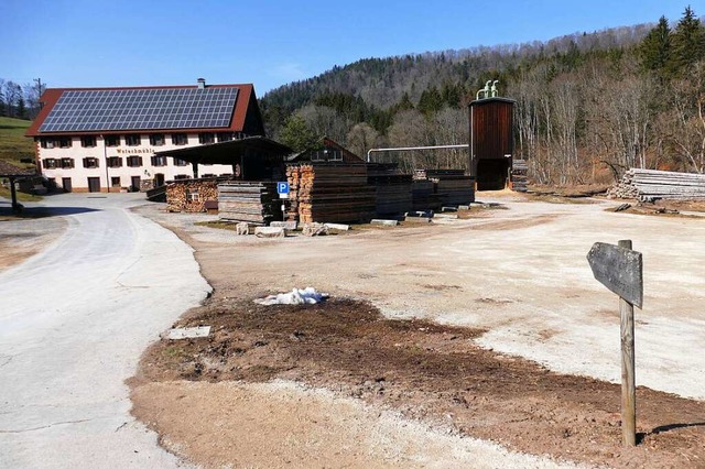 120 Parkpltze knnten auf dem Gelnde...de im Gemeinderat Wutach befrwortet.   | Foto: Juliane Khnemund