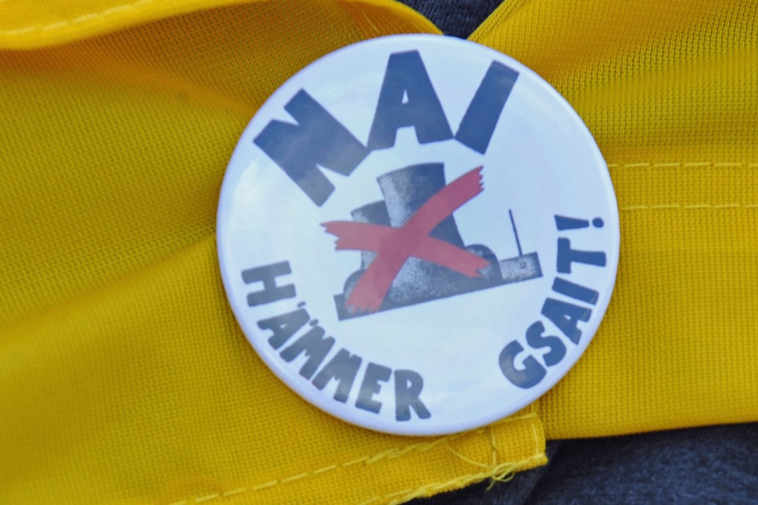 Nai hmmer gsait &#8211; der Slogan der Anti-Wyhl-Bewegung.  | Foto: Michael Bamberger