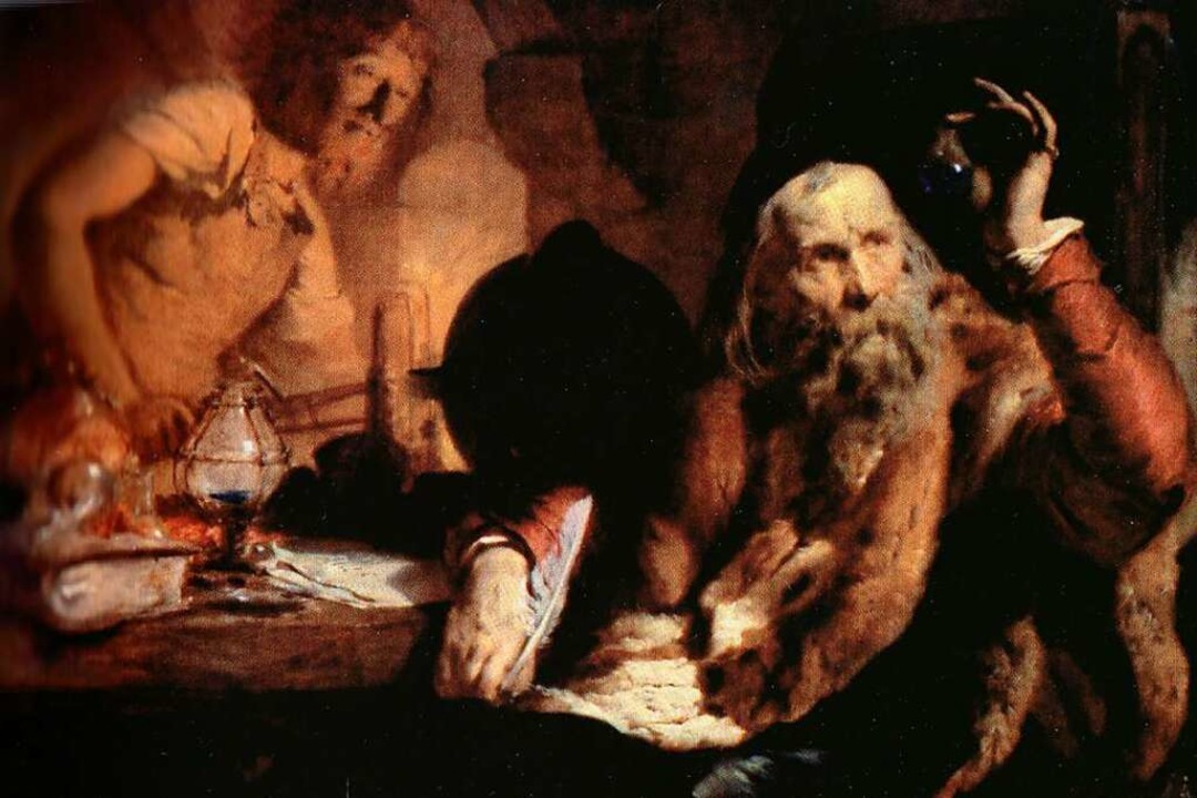 &#8222;Der Alchimist&#8220; gehrt zu ...en Werken des Malers Ferdinand Keller.  | Foto: MMM