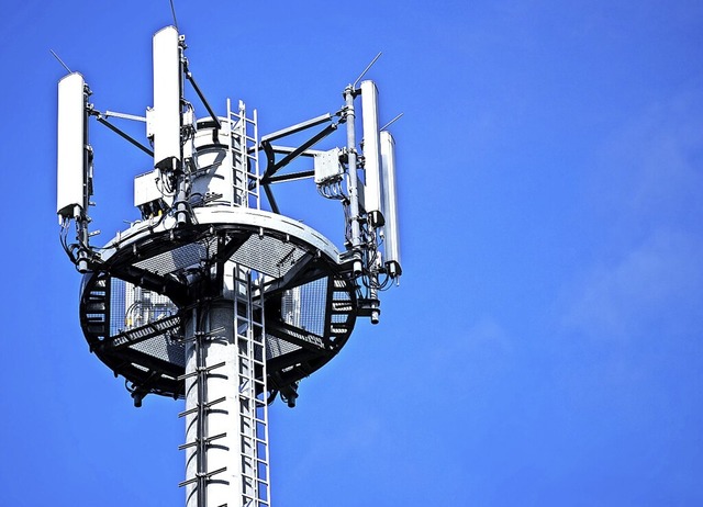 In Riedichen ist ein Mobilfunkmast zwi...ielplatz wahrscheinlich (Symbolbild).   | Foto: Jens Bttner (dpa)