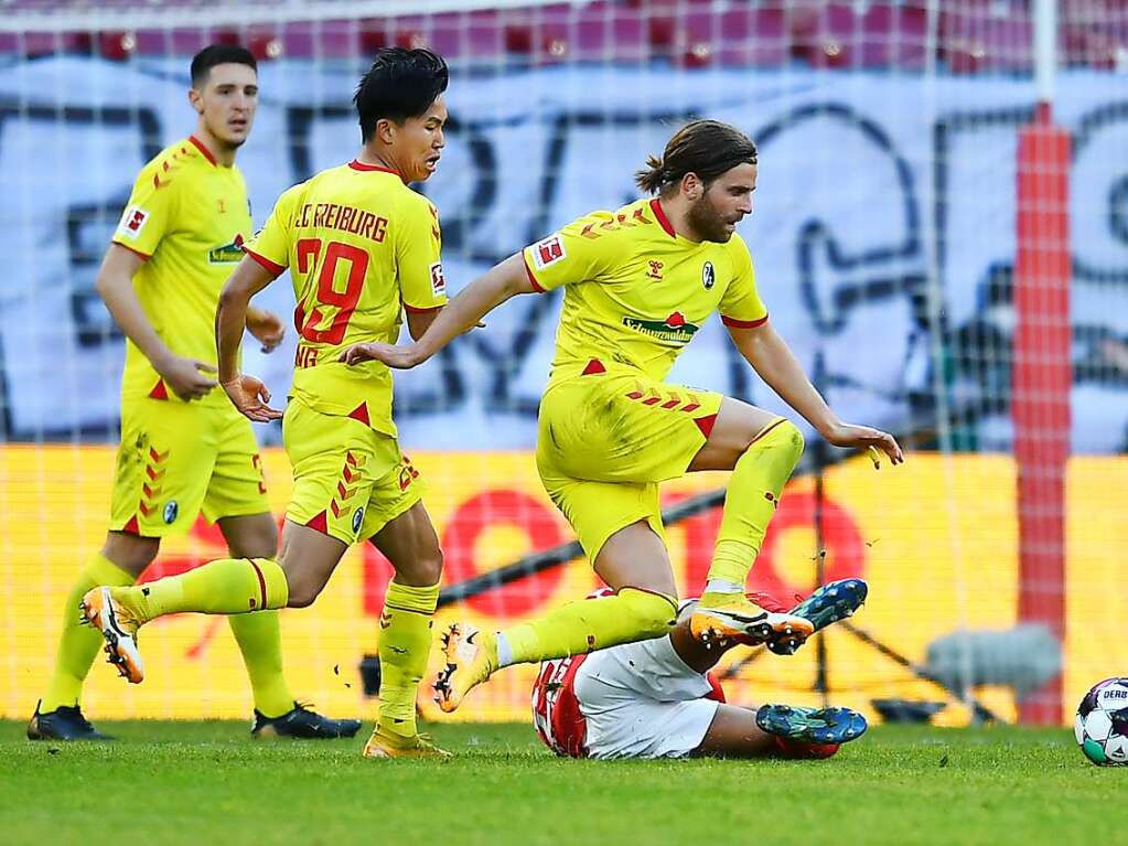 Lucas Hler spielte gegen Mainz im Freiburger Mittelfeld.