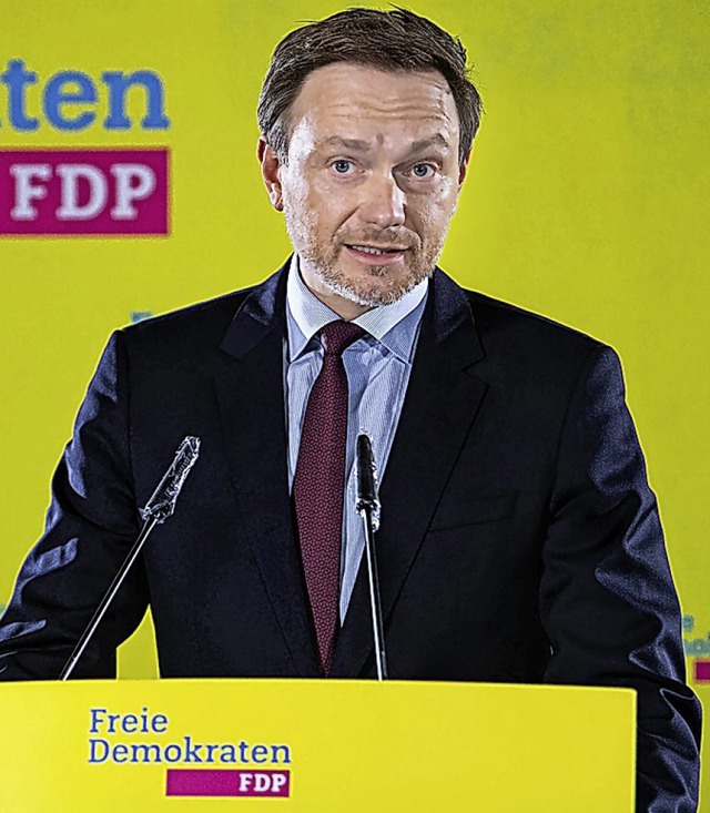 Fhrte seine Partei wieder in ruhigere Fahrwasser: Christian Lindner  | Foto: Bernd von Jutrczenka (dpa)