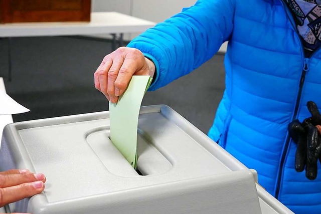 Die Wahlbeteiligung blieb  in fast all...n Werten der Landtagswahl 2016 zurck.  | Foto: Eva Korinth