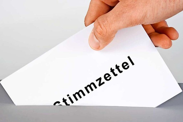 Ein Stimmzettel verzgerte die Auszhlung der Wahlergebnisse.  | Foto: fotolia.com/momanuma