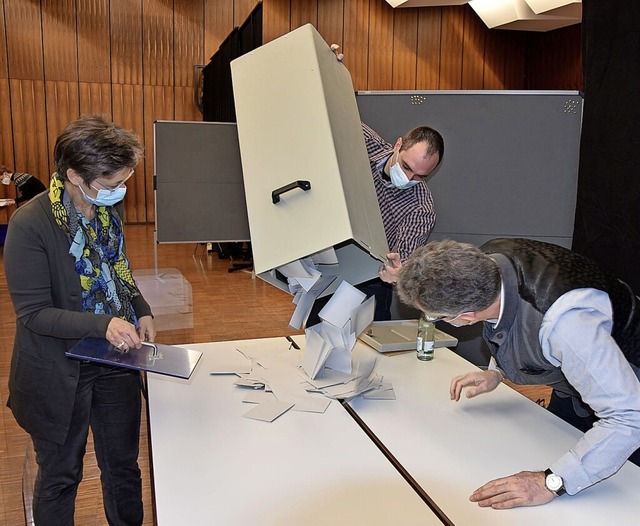 Auszhlung im Haus der Begegnung in Grenzach  | Foto: Heinz und Monika Vollmar