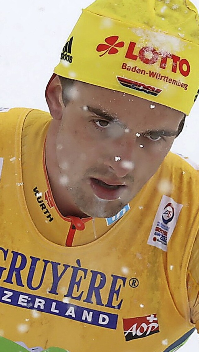 Platt beim Weltcupfinale: Janosch Brugger   | Foto: Karl-Josef Hildenbrand (dpa)