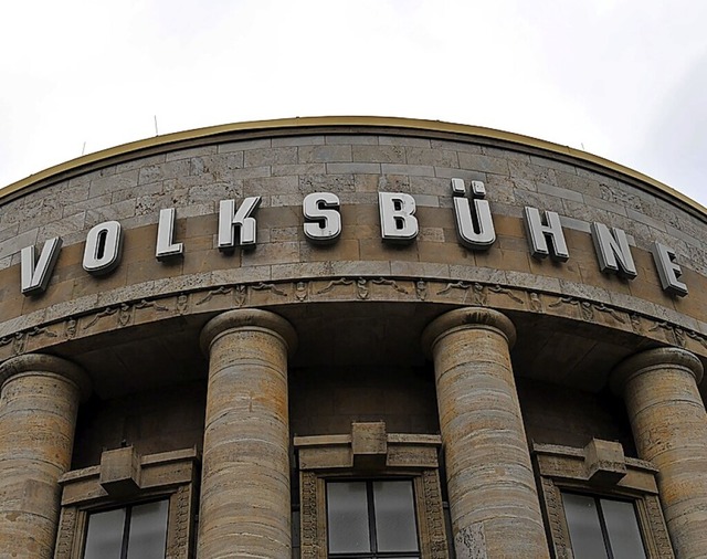 Portal der Berliner Volksbhne  | Foto: Paul Zinken (dpa)