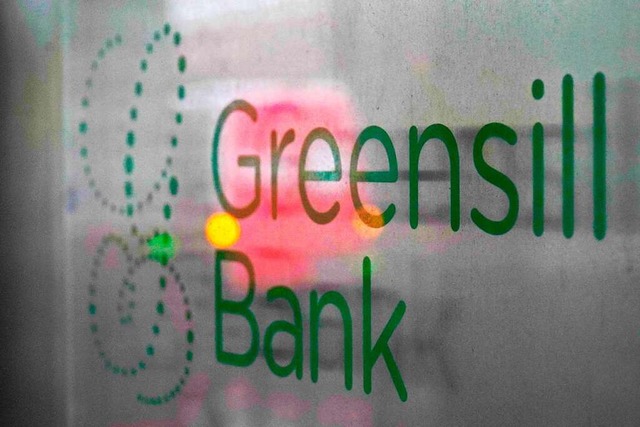Die Greensill-Bank in Bremen ist seit Anfang Mrz geschlossen.  | Foto: PATRIK STOLLARZ (AFP)