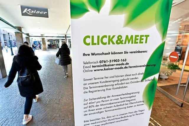 Einkaufen in Freiburg: Wie geht es weiter, wenn die Inzidenz �ber 50 bleibt?