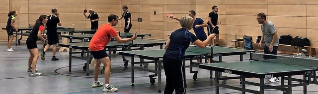 Im Oktober 2020 konnte man beim TTC Bad Krozingen immerhin noch so trainieren.   | Foto: Tischtennisclub Bad Krozingen