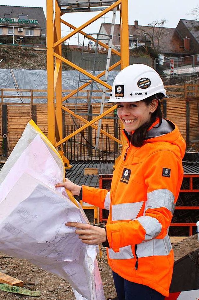 Sie hat den Plan: Bauingenieurin Cornelia Schwarz  | Foto: Barbara Schmidt