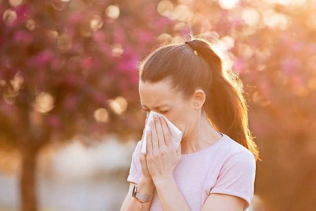 Mund-Nasen-Schutz schtzt Allergiker vor Pollenflug