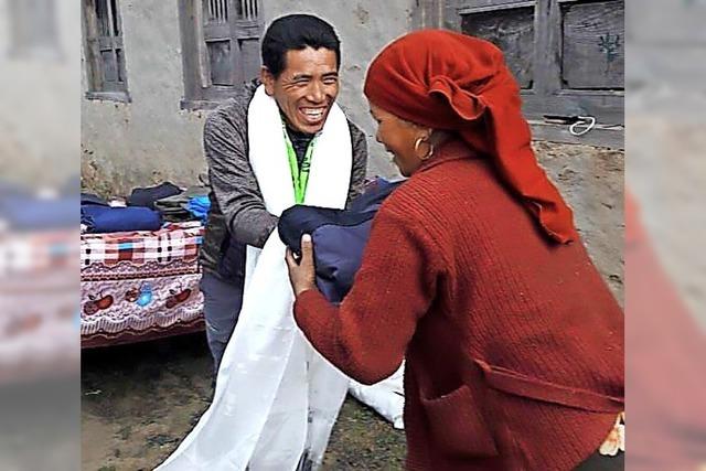 Hilfsaktion für Dorf in Nepal