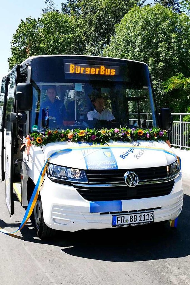 Einen Brgerbus wie hier in Bad Krozin...chen Heuweiler und Gundelfingen geben.  | Foto: Frank Schoch