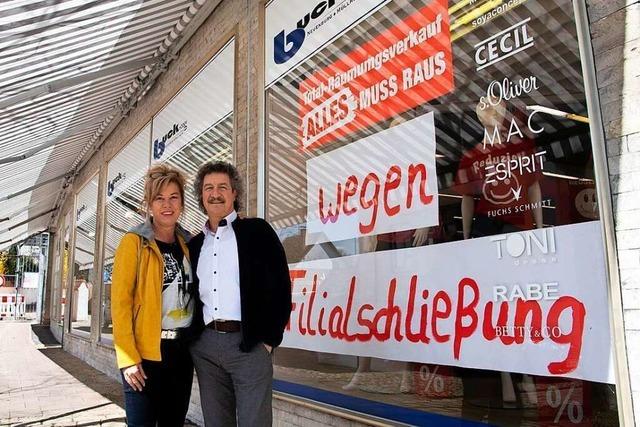 Modehaus Buck schliet seine Mllheimer Filiale