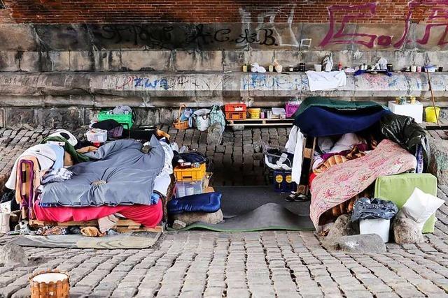 Polizei lst Schlaflager von Bettlern in Schopfheim auf