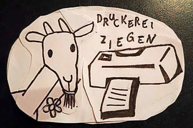 Die Einladungskarte der Familie Ziegen | Foto: privat Die Einladungskarte der Familie Ziegen | Foto: privat