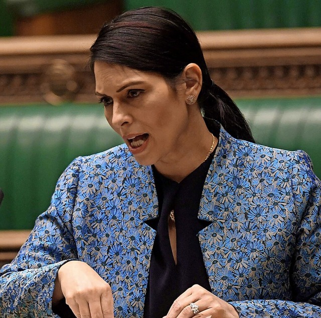 Die britische Innenministerin Priti Patel  | Foto: JESSICA TAYLOR (AFP)