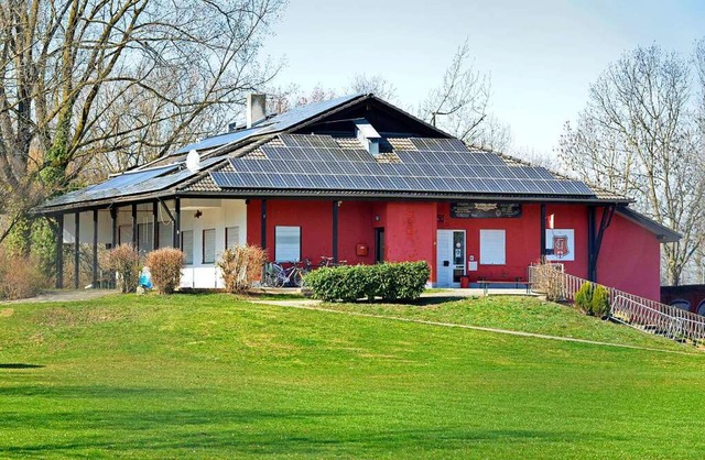 Das Vereinsheim des FFC im Dietenbachp... einen Neubau mit Kita ersetzt werden.  | Foto: Michael Bamberger