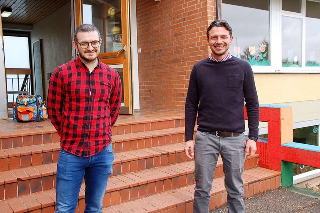 Felix Zapf (links) ist Konrektor,  Martin Jegle Rektor der Schule.  | Foto: Petra Wunderle