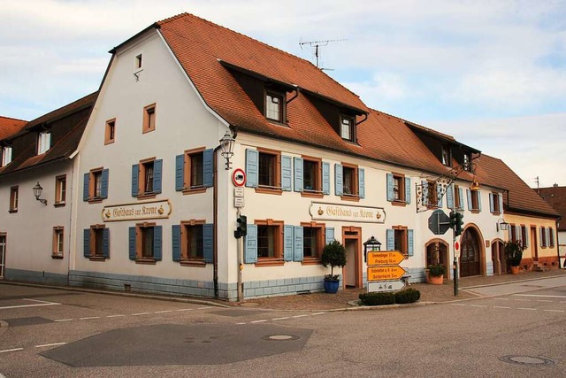 Das historische Gasthaus Krone in Btzingen  | Foto: Mario Schneberg