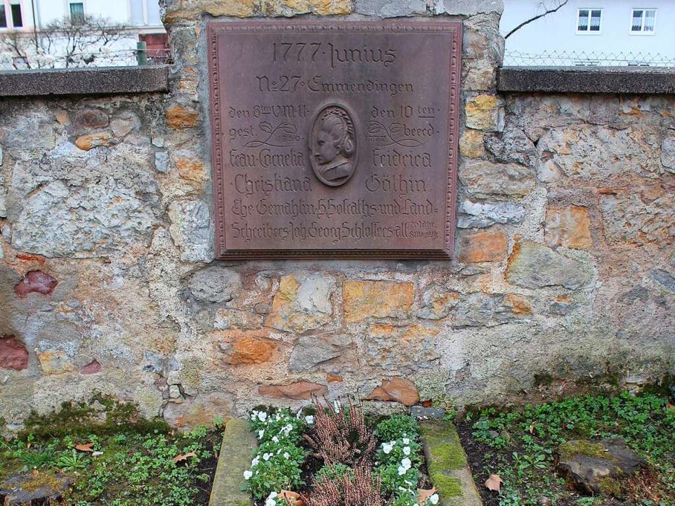 Das Grab Cornelias auf dem Alten Friedhof.  | Foto: Maya Schulz