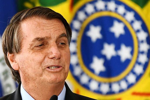 Brasilien sei &#8222;ein Land von Pussys&#8220;, meint Prsident Bolsonaro.  | Foto: EVARISTO SA