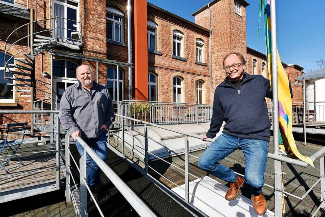 Über vier Jahrzehnte Mitgestalter in d...ns Schmid (links) und Martin Wiedemann  | Foto: Thomas Kunz