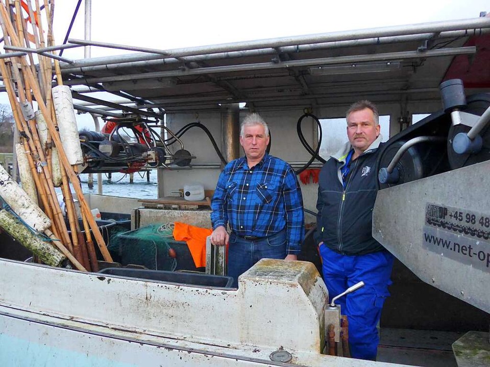 Die Fischer Klaus Pinkis und sein Bruder Uwe  | Foto: Honnigfort