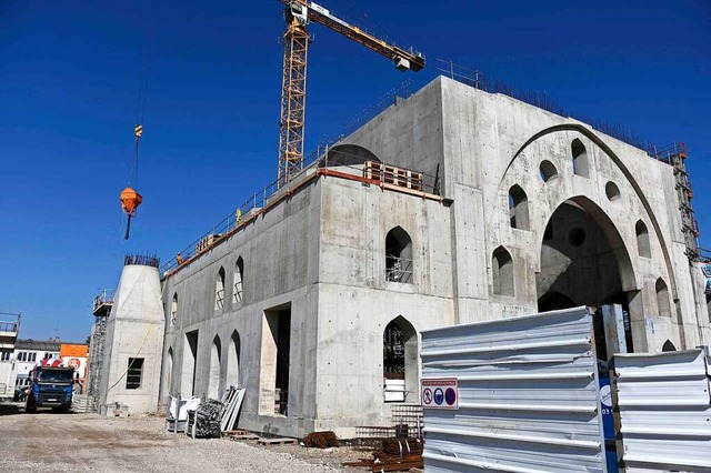 Baustelle der Straburger Moschee im Viertel Meinau  | Foto: FREDERICK FLORIN (AFP)