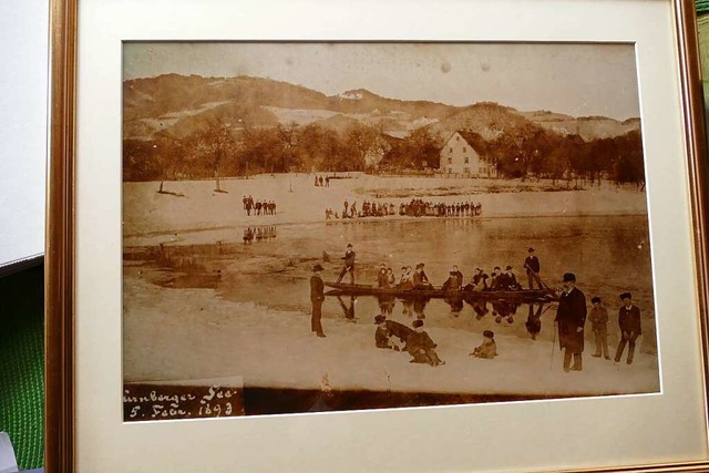 Beweisfoto: Der Krnberger See am 5. Februar 1893.  | Foto: Andr Hnig