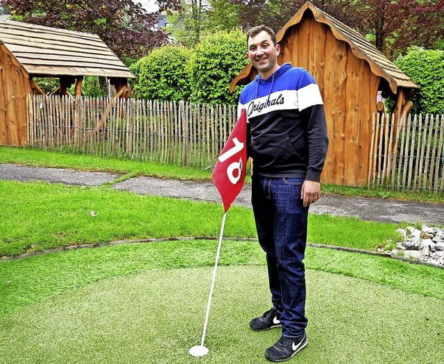 Timo Grieenauer mchte knftig Golfen  bis 22 Uhr ermglichen.  | Foto: Eva Korinth