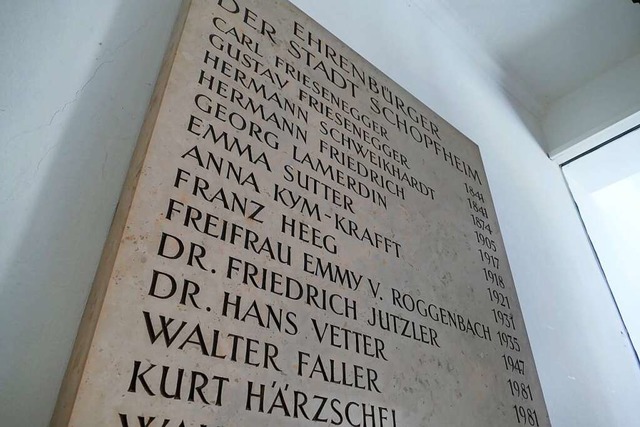 Der Eintrag von Friedrich Jutzler  auf...e Taten in der NS-Zeit ergnzt werden.  | Foto: Andr Hnig