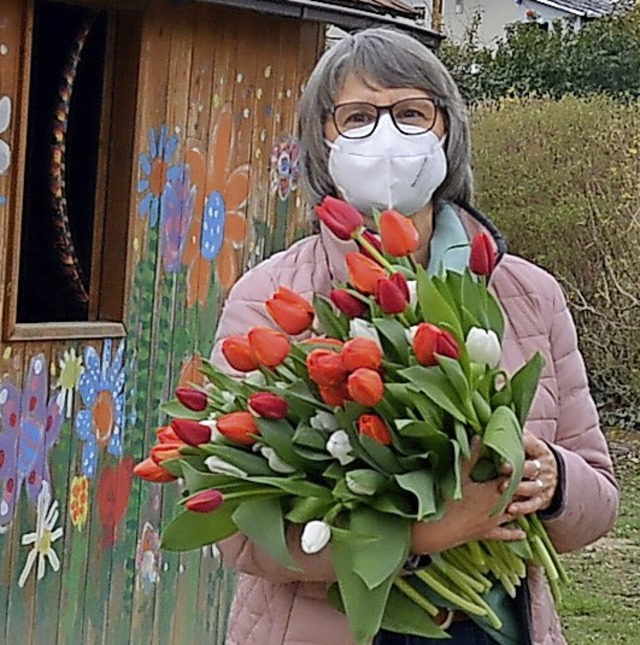 Abschied nach 30 Jahren fr Christa Eberenz.   | Foto: Roland Vitt