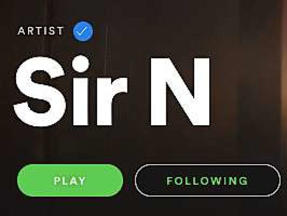 Sir N auf Spotify  | Foto: Moritz Dolinga