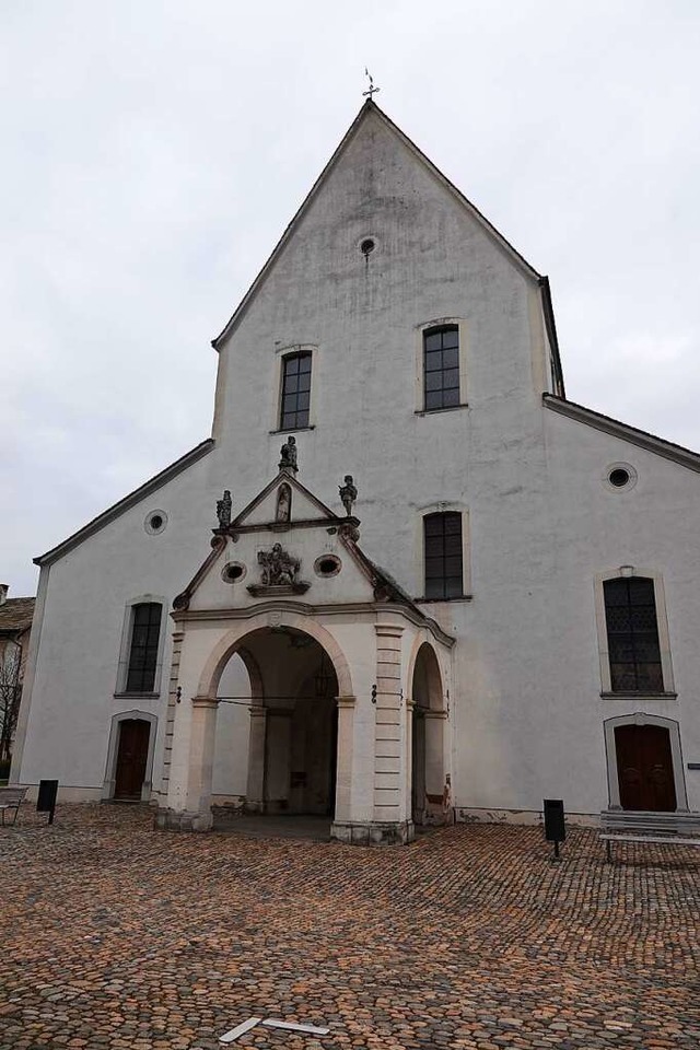 Die Stadtkirche St. Martin wird saniert.  | Foto: Valentin Zumsteg