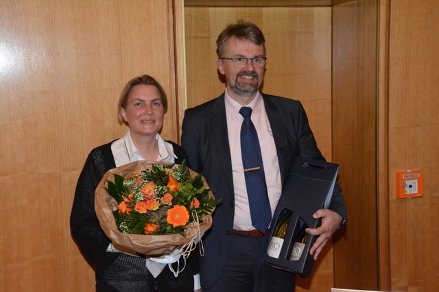 Martin Gruner und seine Ehefrau.  | Foto: Hannes Lauber