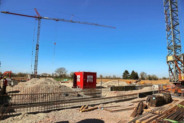 Die Baustelle des neuen Brgerhauses in Kippenheim  | Foto: Sandra Decoux-Kone