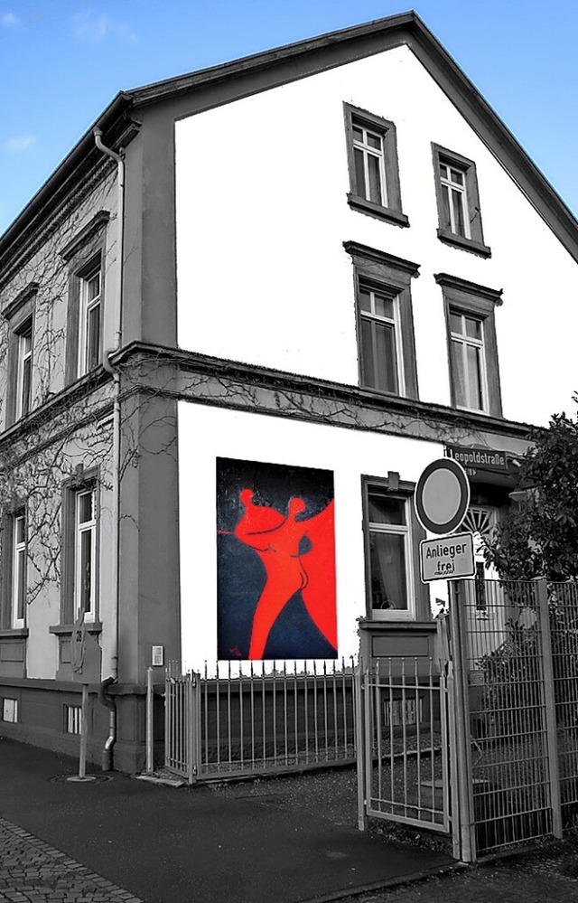 Hausfassaden in Riegel sollen zur Auss...t &#8222;Straengalerie Riegel&#8220;.  | Foto: Dieter Rottler