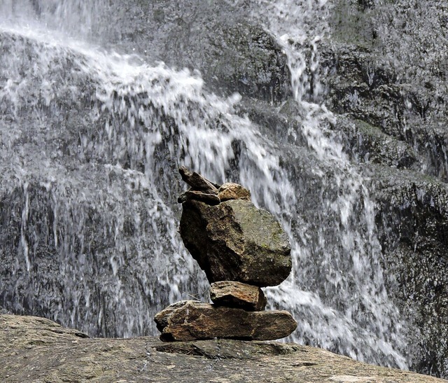 Nicht nur der Zweribachwasserfall ist ...sonders respektvoll zu verhalten hat.   | Foto: Sylvia Sredniawa