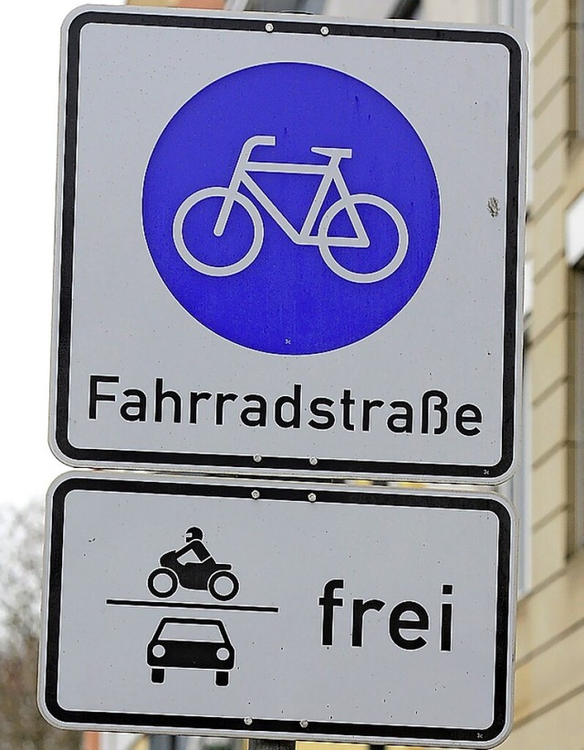 Halten auch in Offenburg Einzug: Fahrradstraen.   | Foto: Ingo Schneider